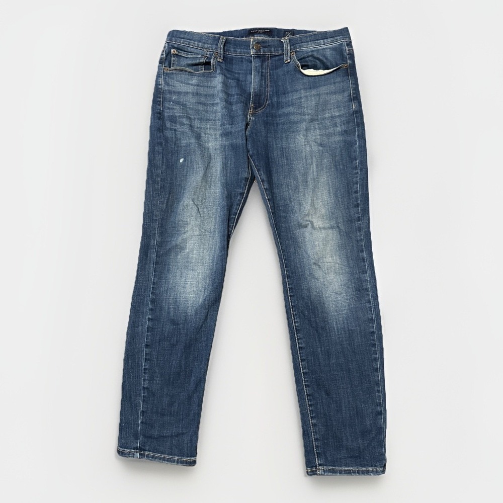 Lucky Brand 411 Jeans‎ Mens Size 36x29 Blue Athletic Taper Denim Pants